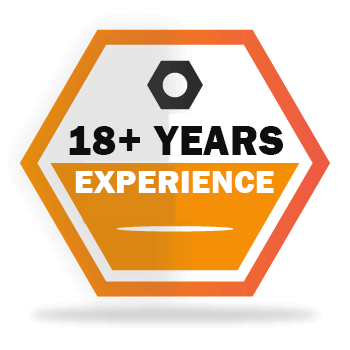 18-years of Experience Badge